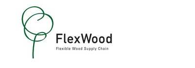 FlexWood Logo White Banner 2