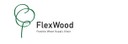 FlexWood Logo White Banner 2